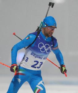 220213 Thomas Bormolini Biathlon 12, 5km Uomini Ph Luca Pagliaricci PAG09086 copia
