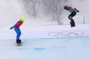 220212 Visintin Moioli ITA Snowboard Cross Mixed Team Ph Luca Pagliaricci PAG07792 copia