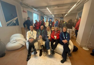 Visit by CIO President Coventry to the Italia Team delegation in Milan