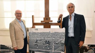 Walk of Fame, Malagò celebra l'olimpionico Livio Berruti