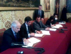 CONI SERVIZI: Firmato il protocollo con Comune e Provincia di Milano per la riqualificazione degli impianti in vista dell'Expo 2015