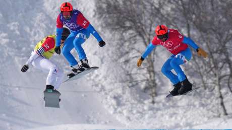 220210 Omar Visintin & Tommaso Leoni Snowboard Cross Uomini Ph Luca Pagliaricci PAG06082 copia