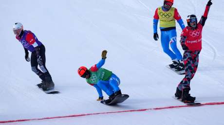 220210 Omar Visintin & Tommaso Leoni Snowboard Cross Uomini Ph Luca Pagliaricci PAG06234 copia