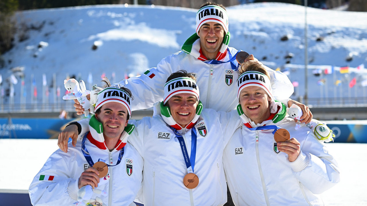 Italy return to the Olympic podium after 20 years: Azzurri claim relay bronze in Val di Fiemme