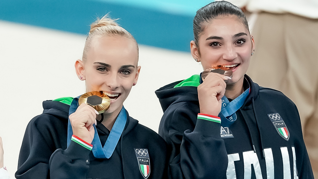 D’Amato wins gold and Esposito bronze on the beam: a legendary double podium for Italy at the Olympic Games