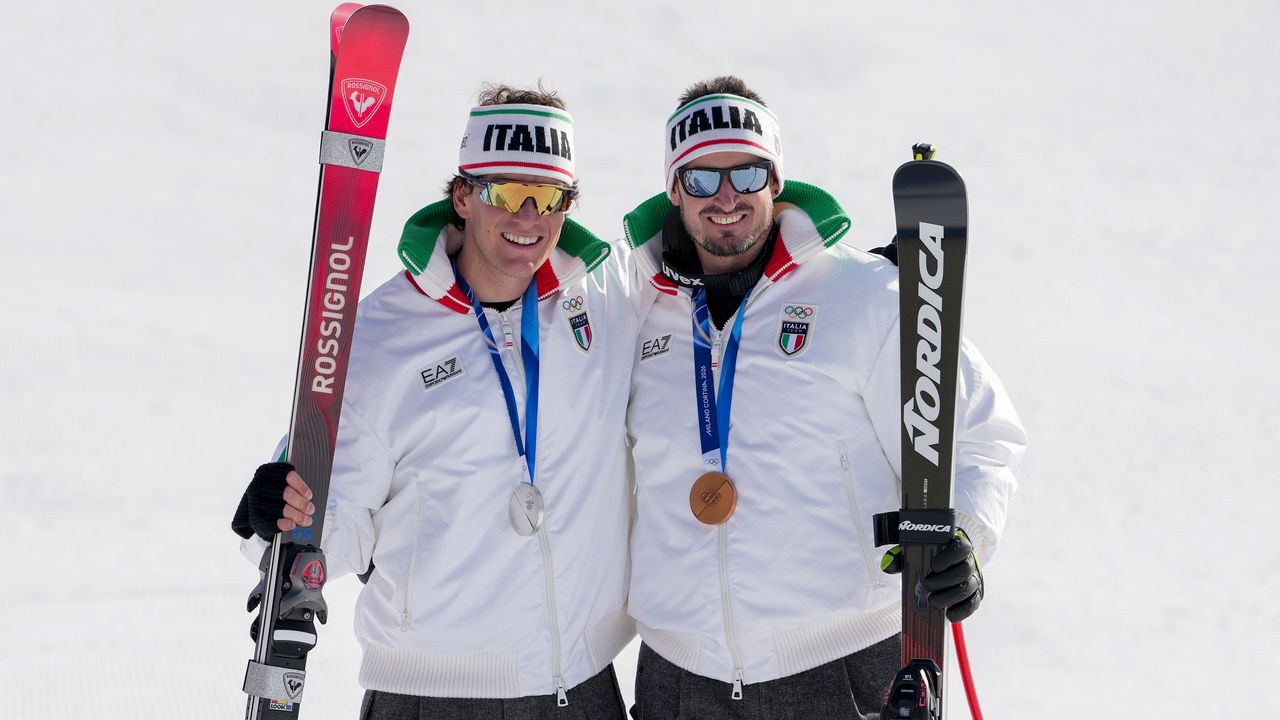 Italy roars in Olympic downhill at Bormio: Franzoni takes silver, Paris claims bronze