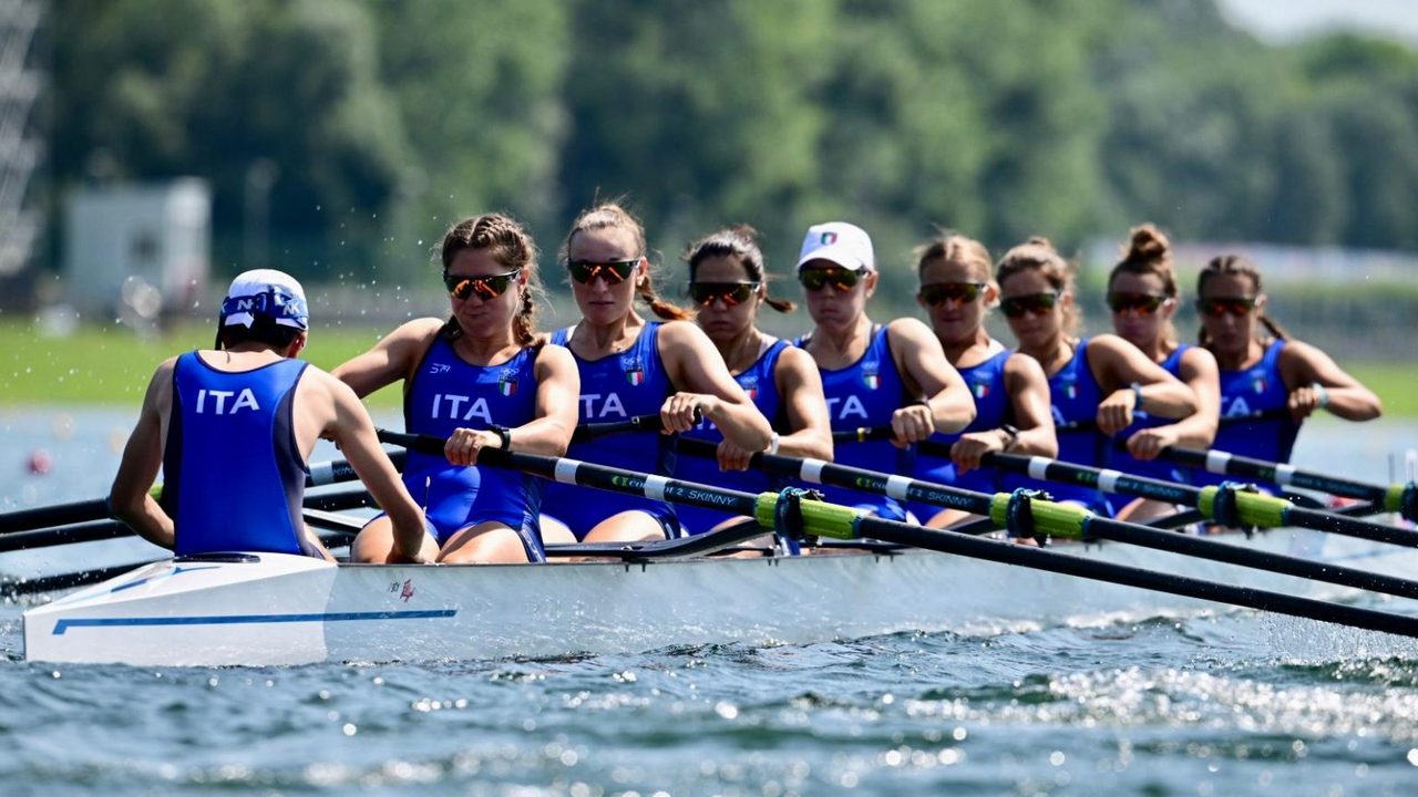 Canottaggio: l'otto femminile supera il ripescaggio e conquista il pass per la finale ai Giochi Olimpici