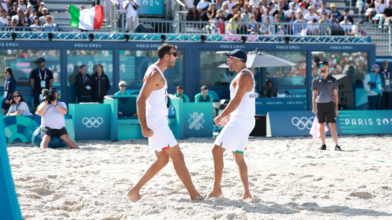 Beach volley: esordio ai Giochi vincente per Ranghieri e Carambula. Sollazzo in finale nella carabina 10 metri