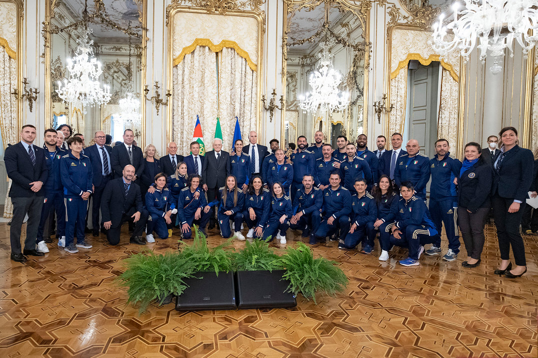 Il Presidente Mattarella riceve la Fijlkam per celebrare anniversario fondazione