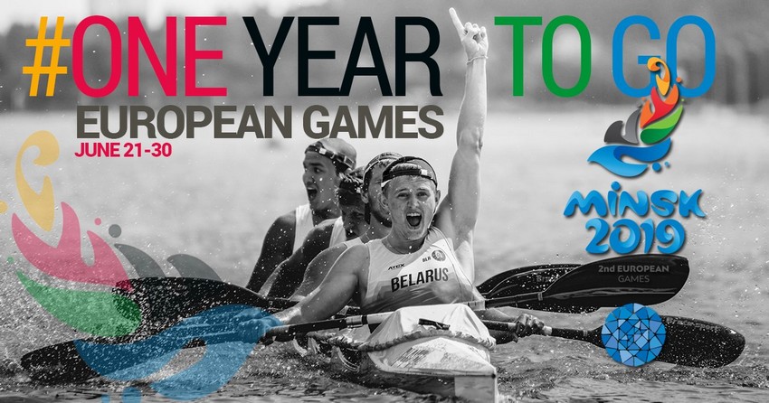 The countdown to Minsk 2019 begins, 365 days until the European Games