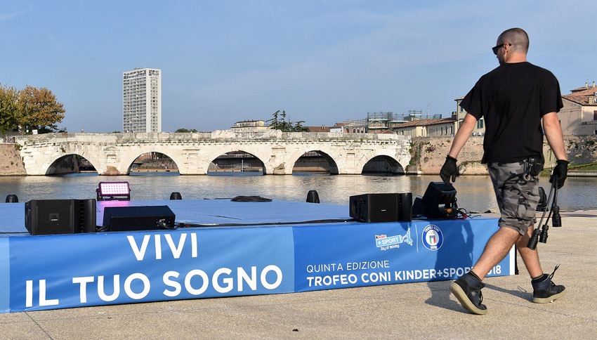 Ultimi preparativi per il Trofeo CONI Kinder+Sport, domani oltre 3000 giovani atleti invadono Rimini