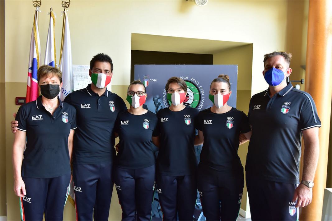 Ecco la Nazionale Olimpica: Mauro Nespoli, Tatiana Andreoli, Lucilla Boari, Chiara Rebagliati 