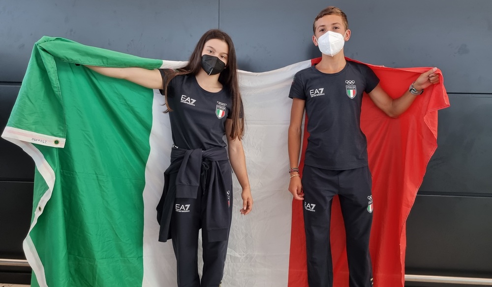Italia Team flies to Banská Bystrica, Marano and Borromini Italian flag bearers in Slovakia