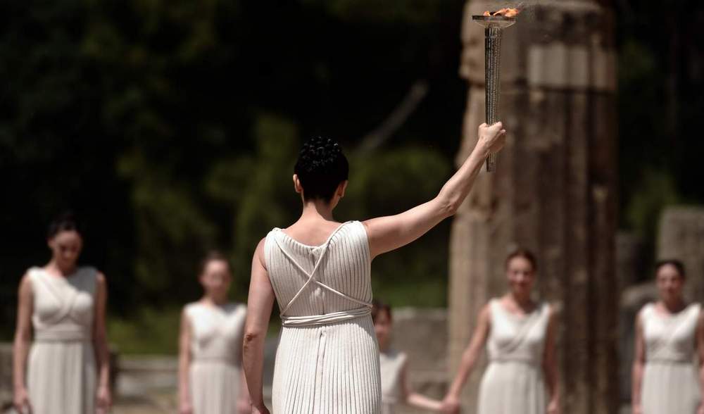 Olympic flame for PyeongChang 2018 lit in Greece 