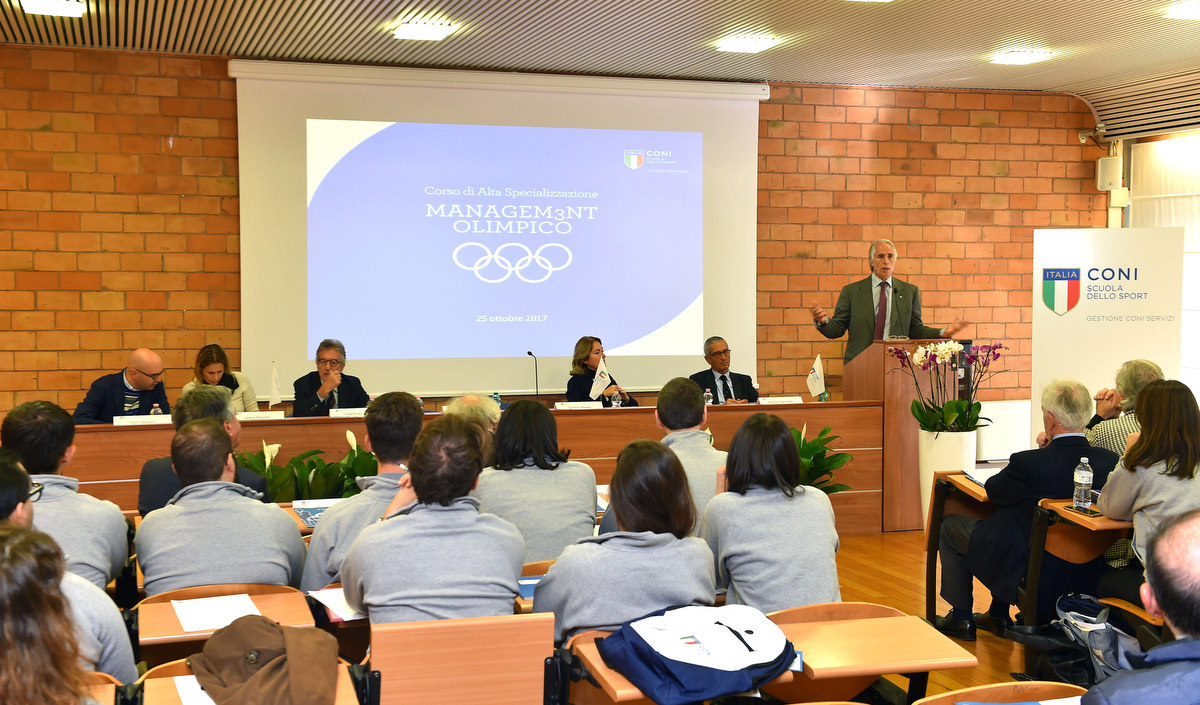 Al via il 4° Corso di Management Olimpico. Malagò: progetto in crescita, lavorare nello sport è il futuro