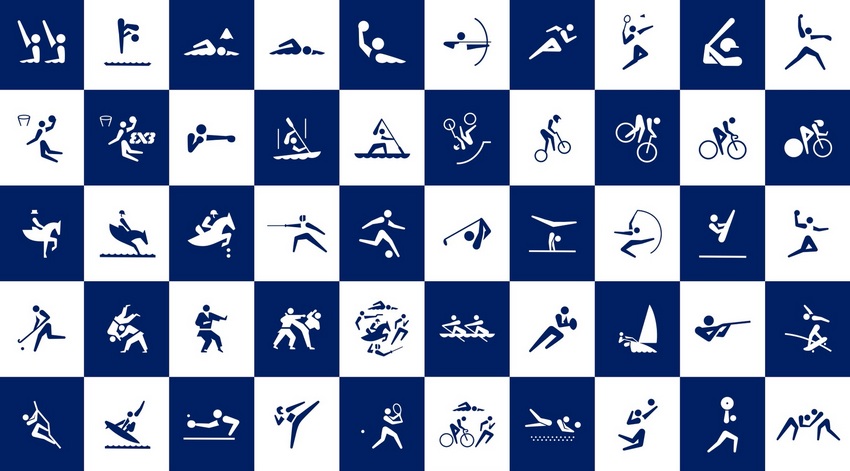 Unveils Olympic Games Sport Pictograms. Designs embody the artistry of athletes in action