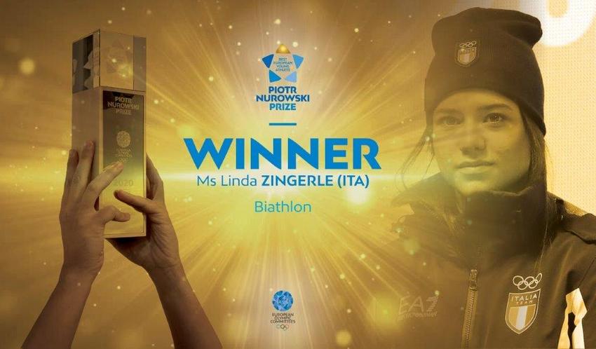 Zingerle vince il "Piotr Nurowski", la migliore giovane atleta europea è dell'Italia Team