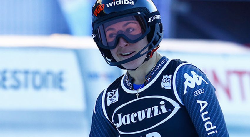 Goggia terza nella discesa in Val d’Isère, sesto podio in tre settimane