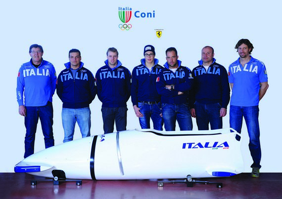 CONI: La Ferrari ha realizzato il bob della Nazionale Italiana per Sochi 2014