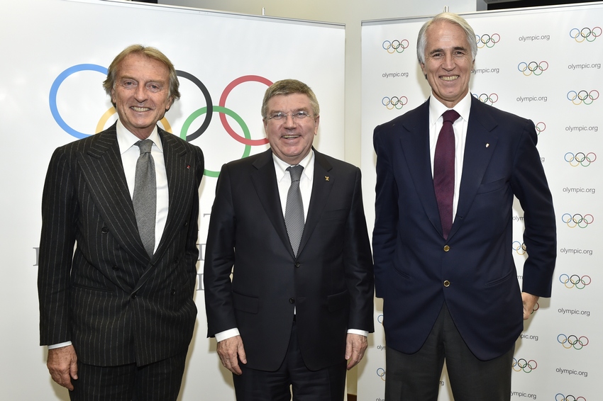 First Olympic mission of the Italian delegation to the IOC. Montezemolo and Malagò: unity and innovation