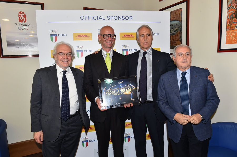 Presentata la sponsorizzazione con DHL. Malagò: un gigante al servizio dello sport