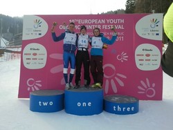 EYOWF: Tre medaglie per gli azzurri nella seconda giornata di gare a Liberec, Menconi vince il primo oro nello snowboardcross