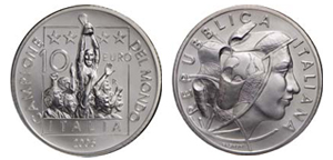 Mondiali di Calcio 2006: presentazione della moneta "Italia Campione del Mondo"